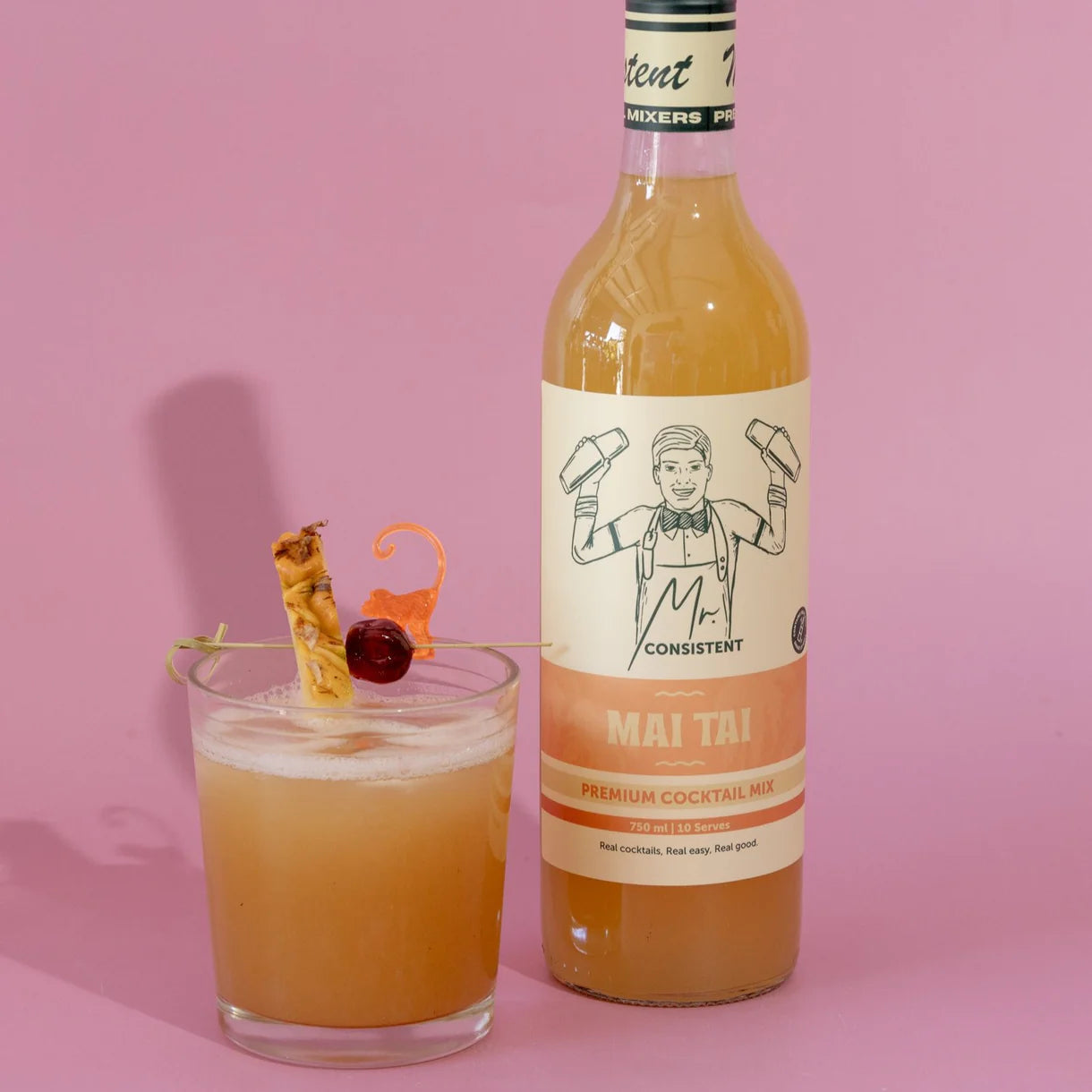 Mai Tai Cocktail Mix | 10 Serves | Mr Consistent - iKegger | Mini Keg & Beer Growler System