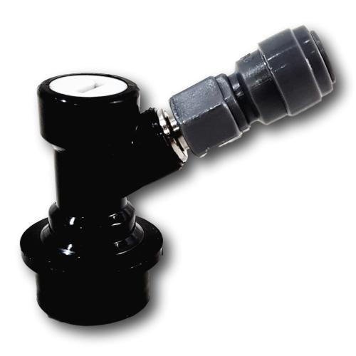 Ball Lock Disconnect | MFL Thread Black | Liquid – iKegger | Mini keg systems, homebrew gear, cocktails on tap, and beer growlers