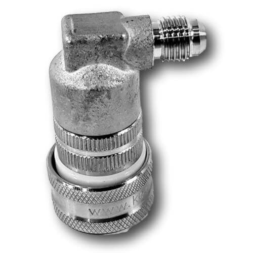 Ball Lock Disconnect | Steel MFL Thread | White Gas - iKegger | Mini Keg & Beer Growler System