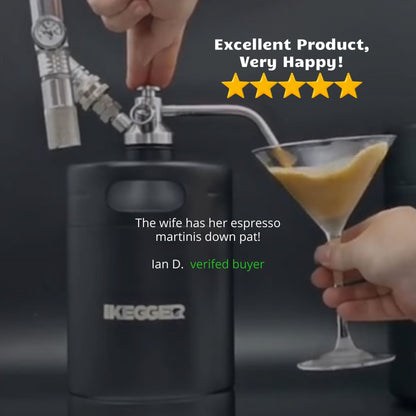 Mini Keg "Cocktails & Coffee" Bundle | FREE Gas + Accessories